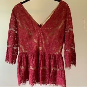 Anthropologie Lace Blouse
